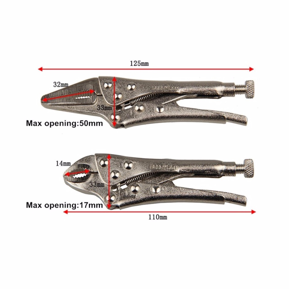 Kìm Bấm Chết vỉ 2 Cây 125mm