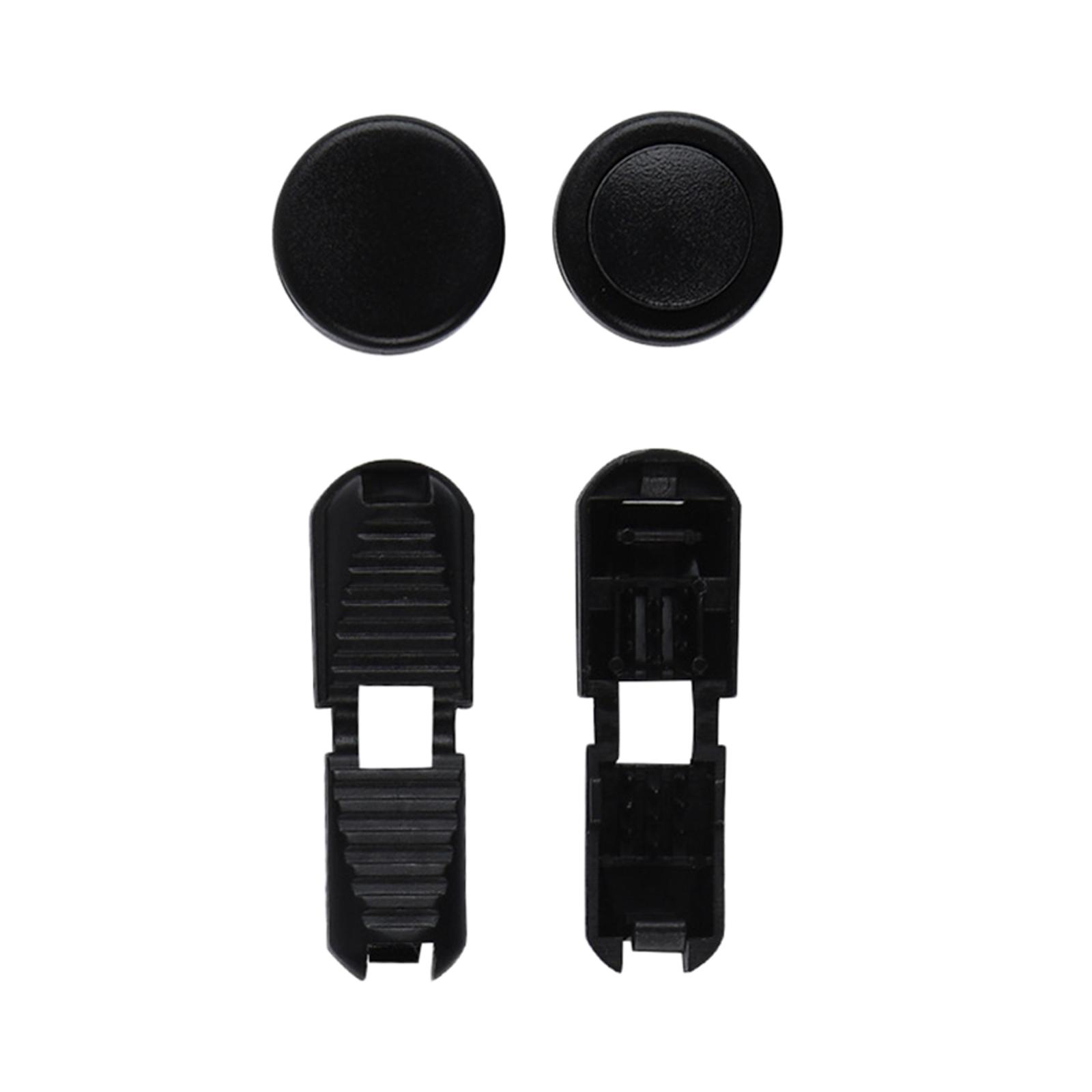 2xNo Tie Elastic Shoelaces Lock Laces Fastening Shoe Strings Black