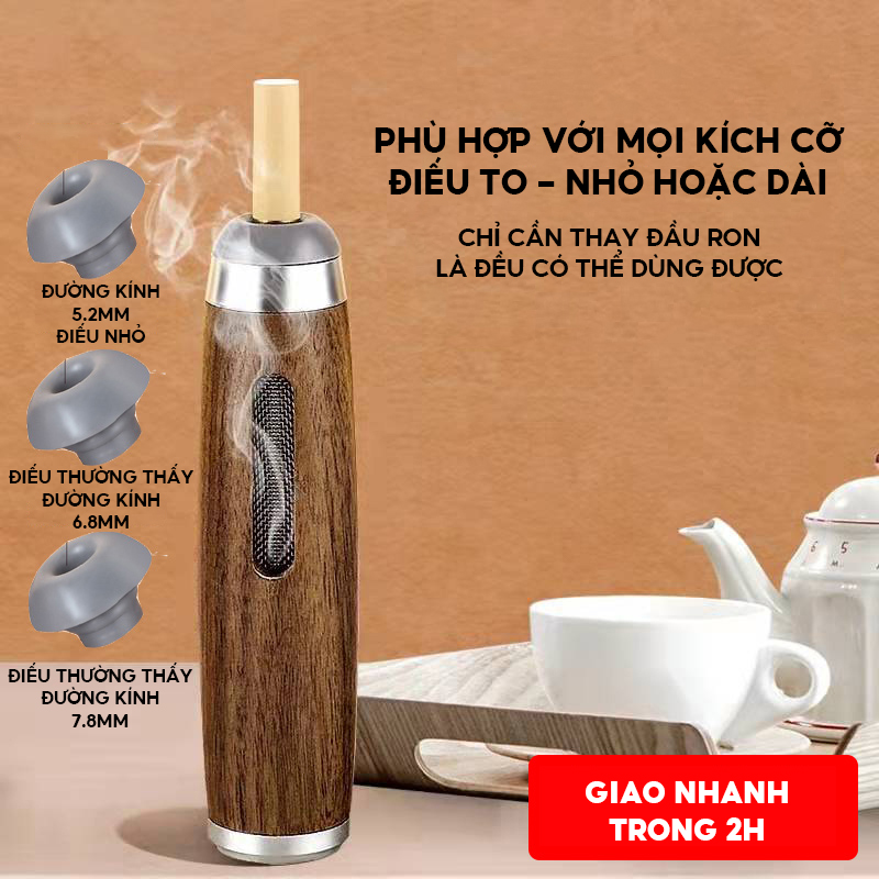 Cây Đựng Kiêm Gạt Tàn Bằng Gỗ Phong Cách Sang Trọng Quý Tộc