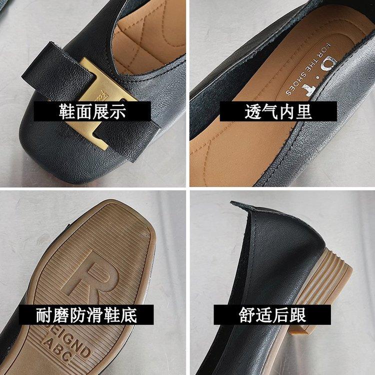 Giày Búp Bê Mũi Tròn Đế Bằng Thời Trang Cho Nữ