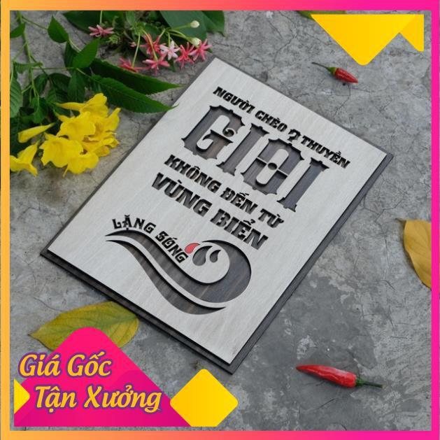 Tranh Slogan treo tường bằng Gỗ nội dung truyền cảm hứng