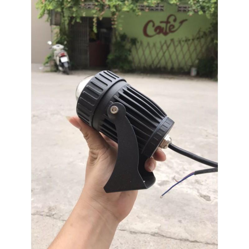 Đèn rọi chuột rọi sân vườn, tòa nhà 10w có a.s vàng