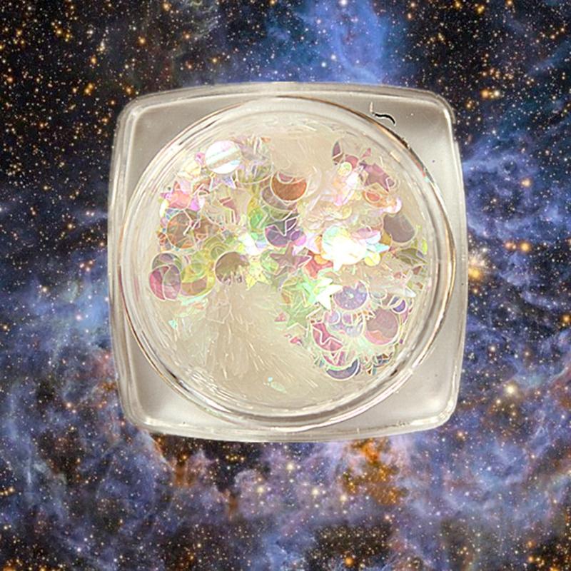 Bột nhũ trang trí móng họa tiết ngôi sao lấp lánh cho nữ