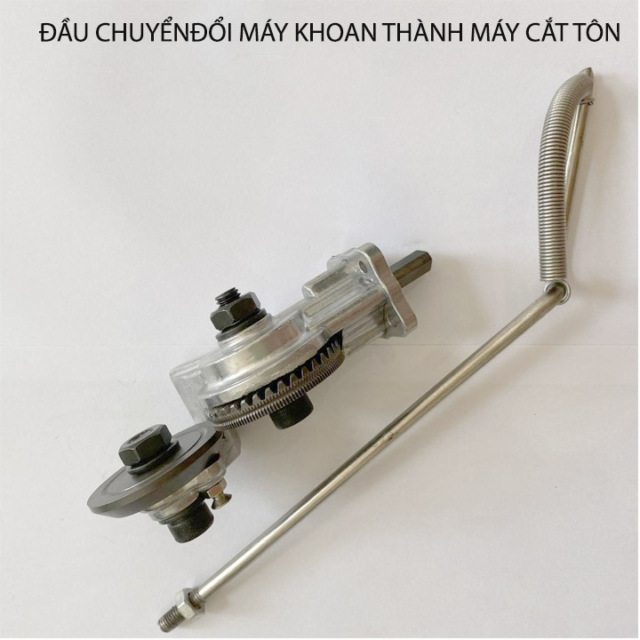 Đầu chuyển đổi máy khoan pin, bắn vít thành máy cắt tôn đa năng