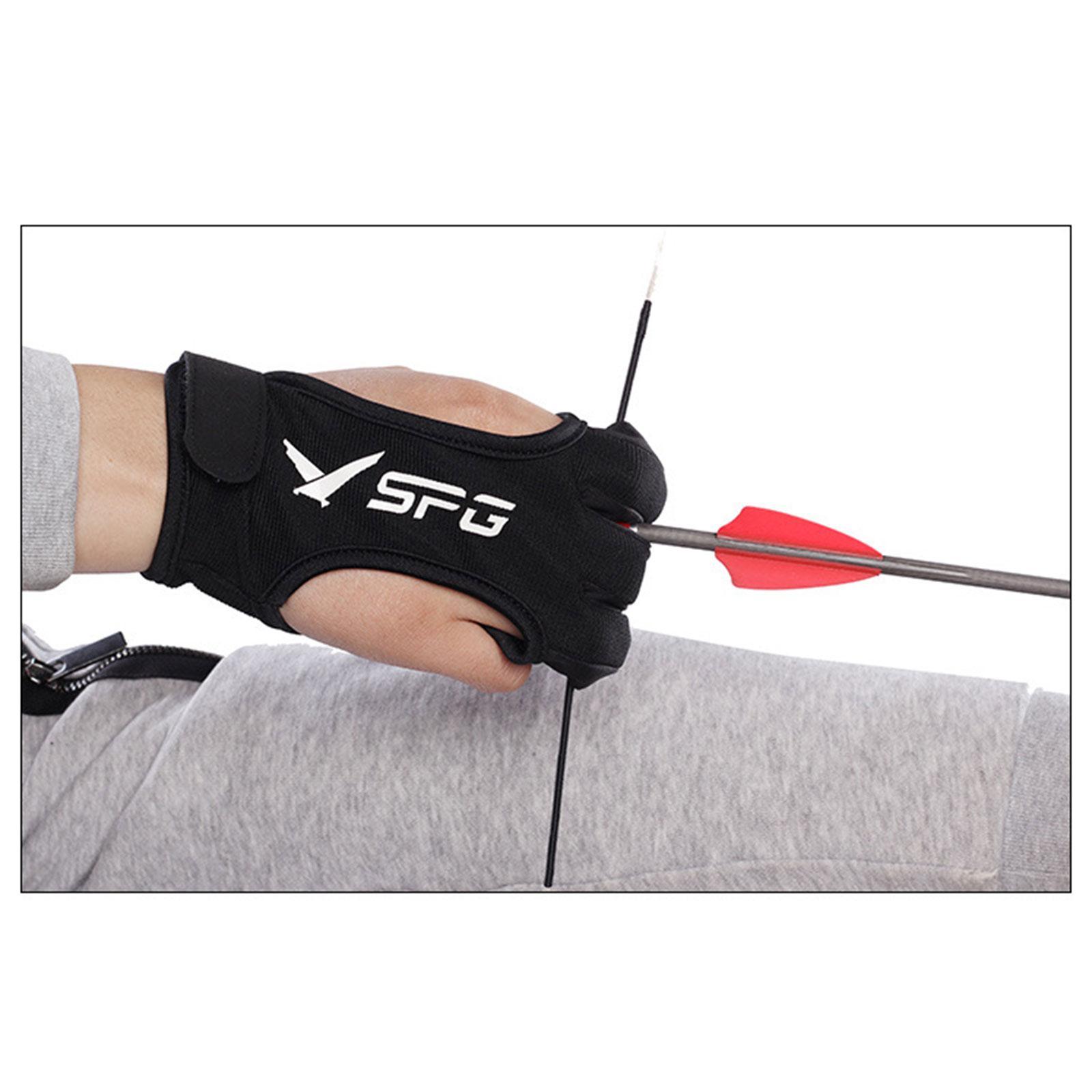 Leather Gloves Recurve Compound Bow Accessories M