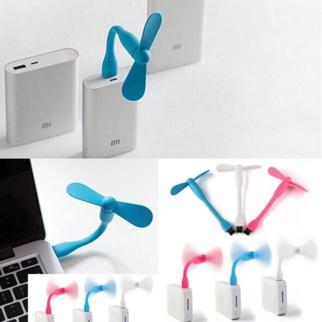 Combo đèn led, quạt 2 cánh usb siêu mát