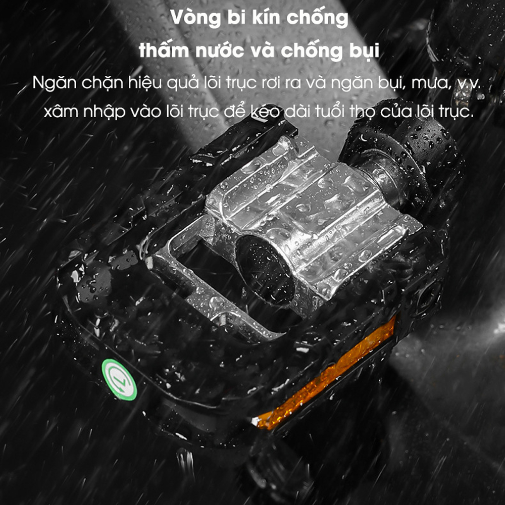 Bàn Đạp Xe Đạp Gấp 90 độ Hợp Kim Nhôm Chống Trượt YK-07, trục bi DU đôi, Dành Cho Xe Đạp Leo Núi, Gấp Gọn, Phụ Kiện Đi Xe Ngoài Trời - Mai Lee