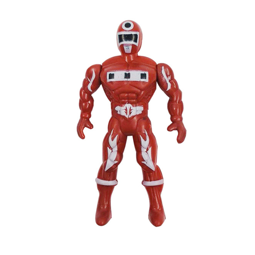 Bộ 12 đồ chơi mô hình siêu nhân Robot mini bằng nhựa cho bé trai (Cao 8 cm) khớp tay cử động lên xuống - Màu ngẫu nhiên