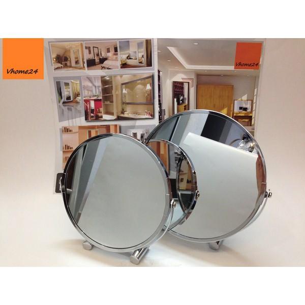 GƯƠNG TRANG ĐIỂM INOX 2 NÚM GTD091
