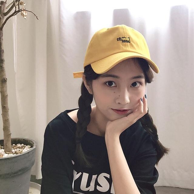 MŨ PHỚT MŨ NÓN KẾT MŨ LƯỠI TRAI ULZZANG CÚN VÀNG LOẠI 1 THÊU HÌNH NỔI HOTTREND