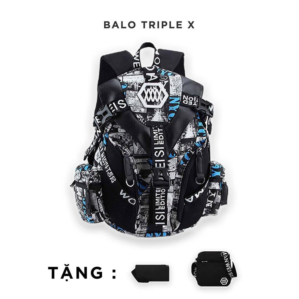 Balo tích hợp, Mua 1 được tặng 3, Balo thời trang cá tính, balo unisex