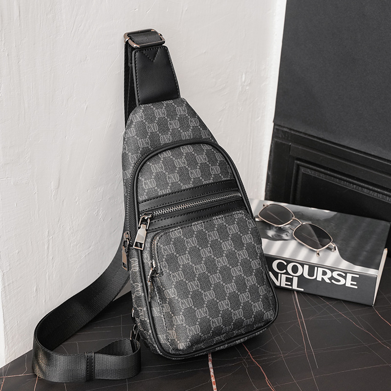 2021 new Korean men's outdoor cycling backpack men's bag chest bag bag shoulder bag casual tide messenger bag