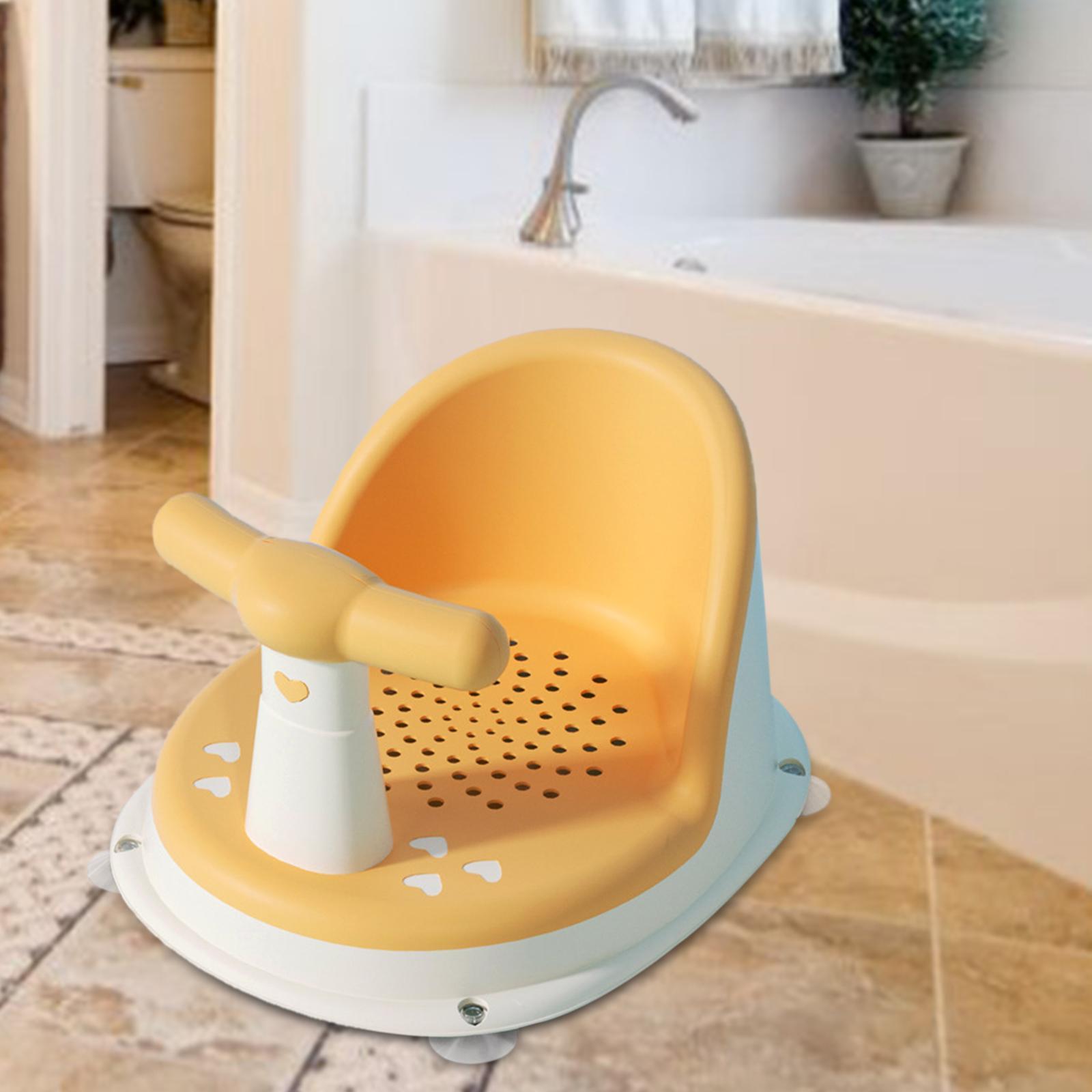 Cartoon Baby Bath Seat for Baby 6-18 Months Tub Seats Toddler Bath Chair