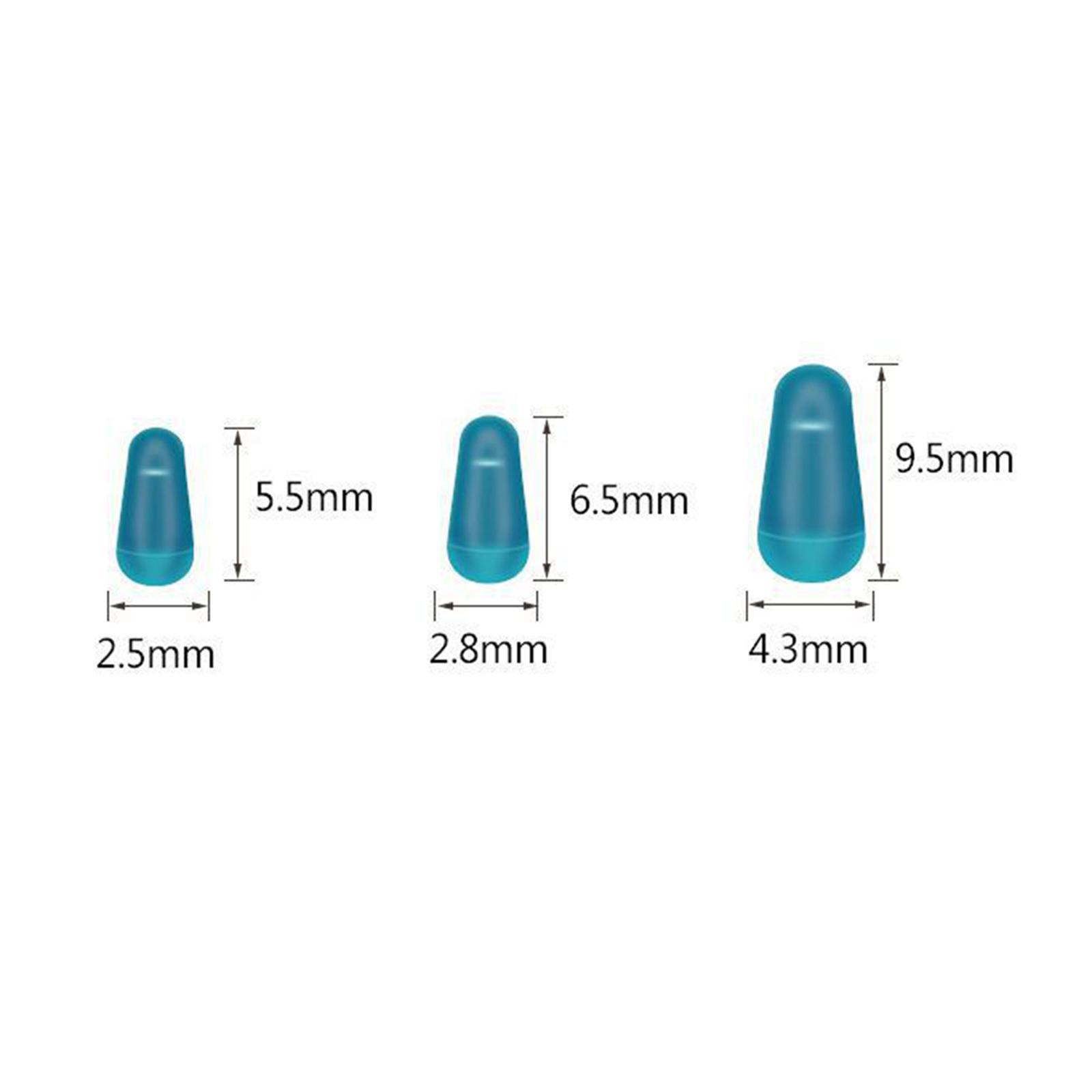 100x Space Beans Fishing Float Easy to Use Fishing Bobber Fishing Bobber Space Beans Rubber Bobber Stoppers for Stream Walleyes