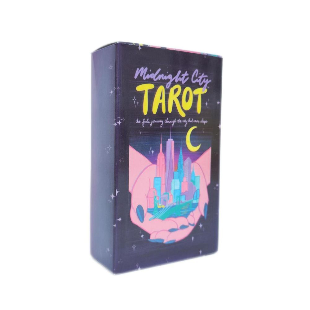Bộ Bài Midnight City Tarot 78 Lá Bài 7x12 Cm Tặng Đá Thanh Tẩy