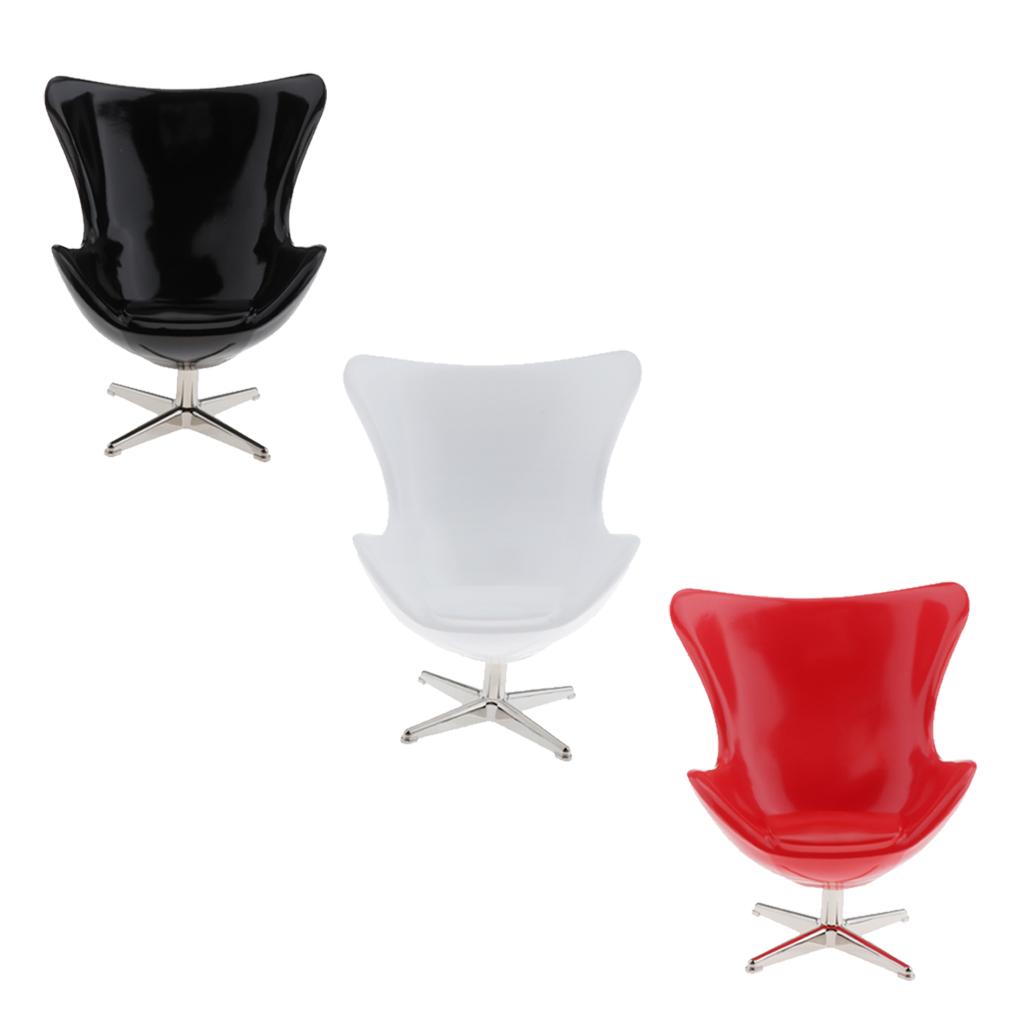 Miniature Dollhouse Chair Model - Dolls House Furniture Decor Accessories - 1/6 Scale