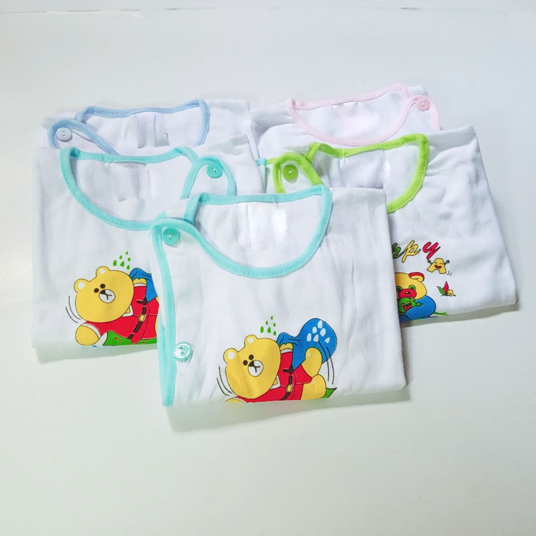 Set 5 Áo Sơ Sinh Từ 0 - 4 Tháng