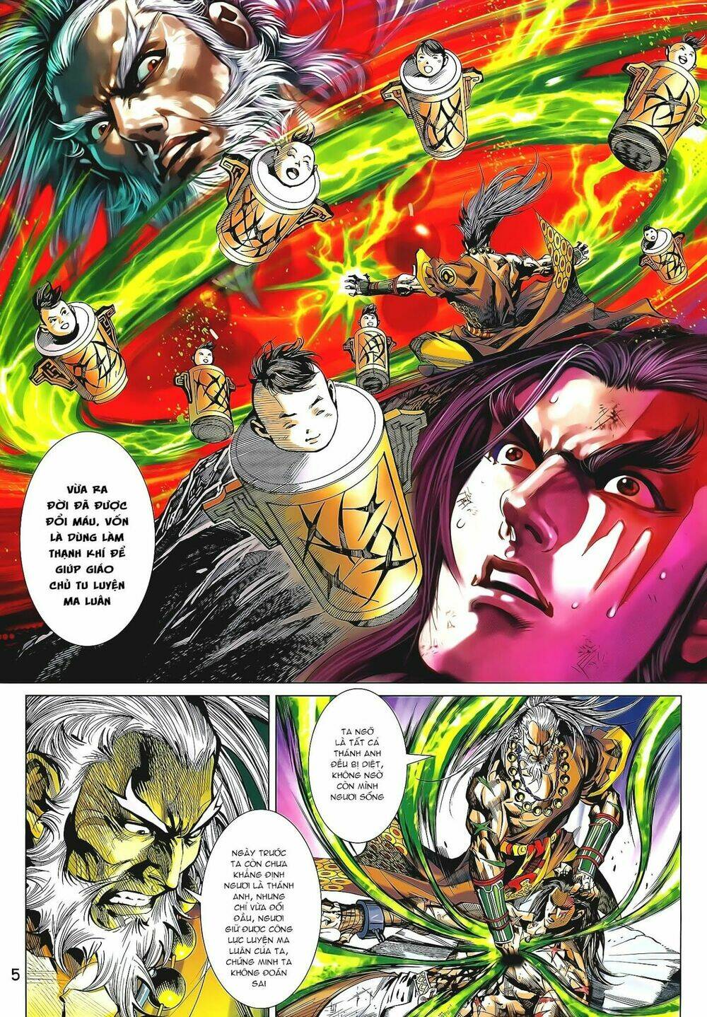 xuân thu mãnh sĩ chapter 10.1 5