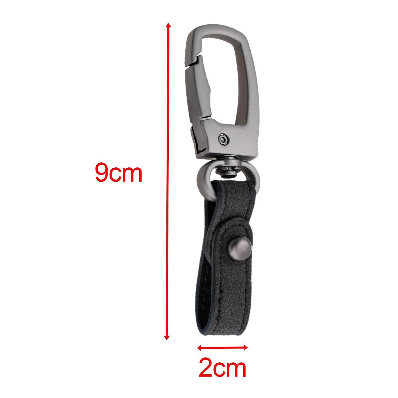 2xHeavy Duty Car Keychain Clip for Colleagues Friends Valentine'S Day Gifts Black
