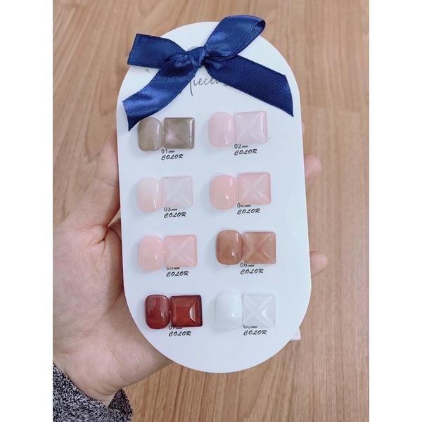 Sơn thạch Vandonnie set mini 8 màu, sơn thạch mini