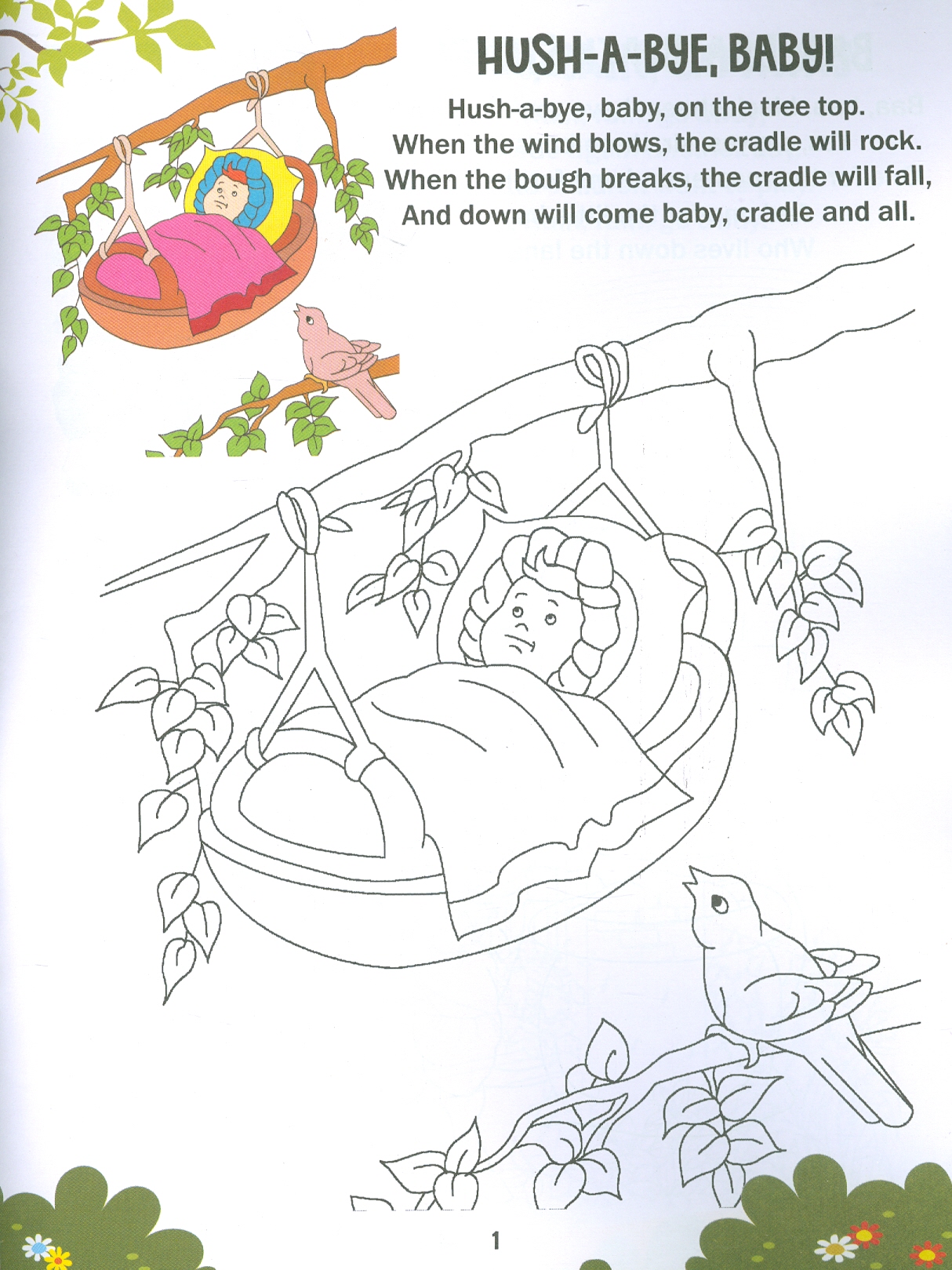 Creative Colouring Book Of Nursery Rhymes (Sách Tô Màu Sáng Tạo Về Đồng Dao)