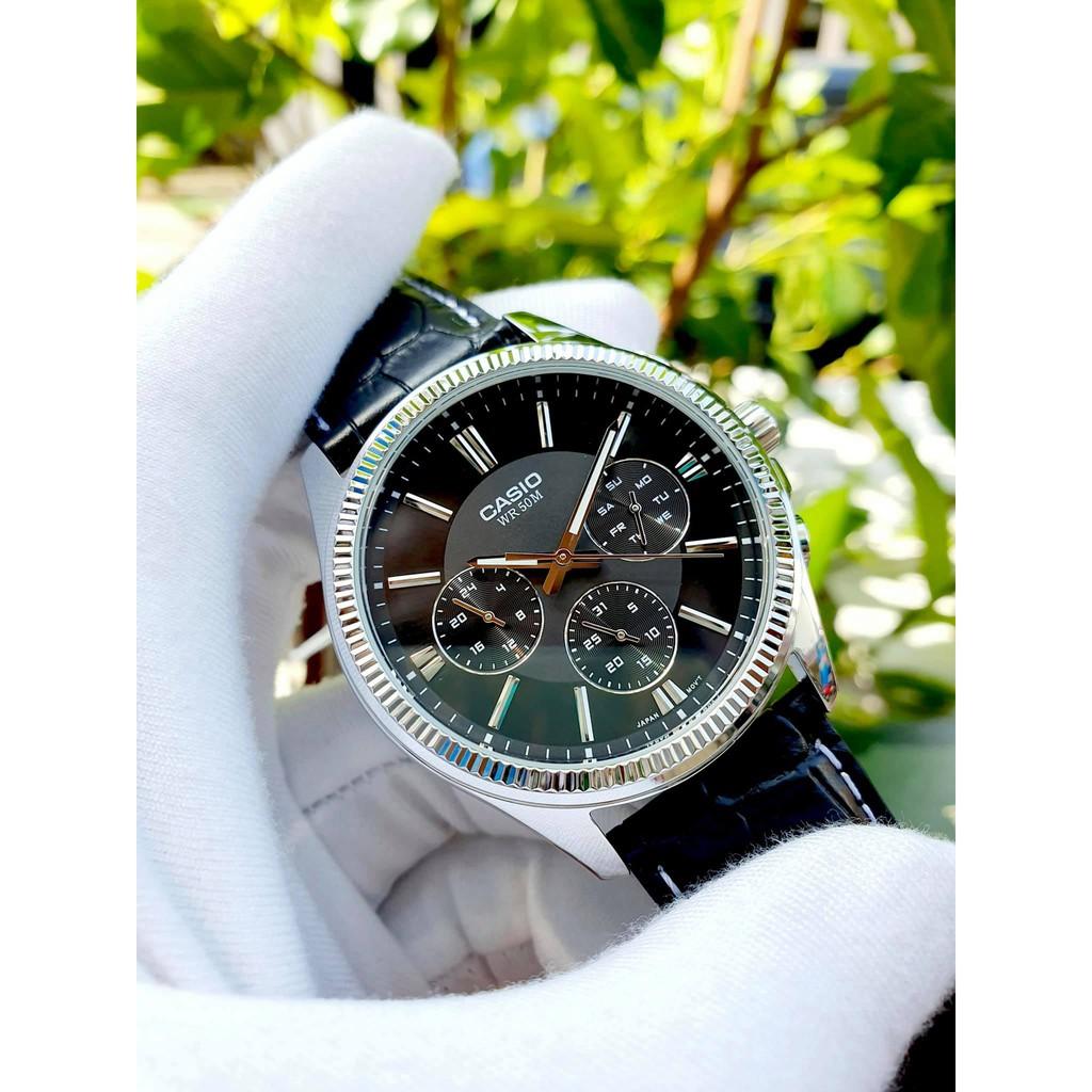 Đồng Hồ Nam Dây Da Casio MTP-1375L-1AVDF