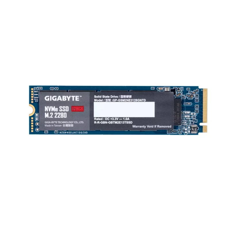 Ổ cứng SSD Gigabyte 128GB M.2 PCIe NVMe Gen3x4 - Hàng chính hãng