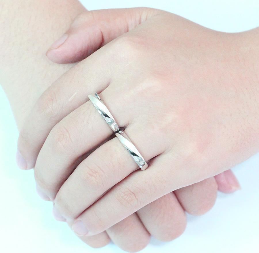 Nhẫn đôi bạc ND0245