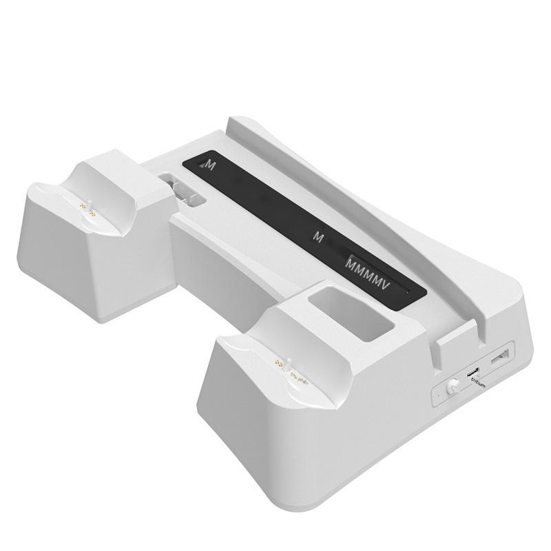 Giá thấp nhất trò chơi PS5 phiên bản kỹ thuật số máy chủ làm mát cơ sở ống dẫn khí PS5 tay cầm đế sạc lưu trữ giá đỡ làm mát