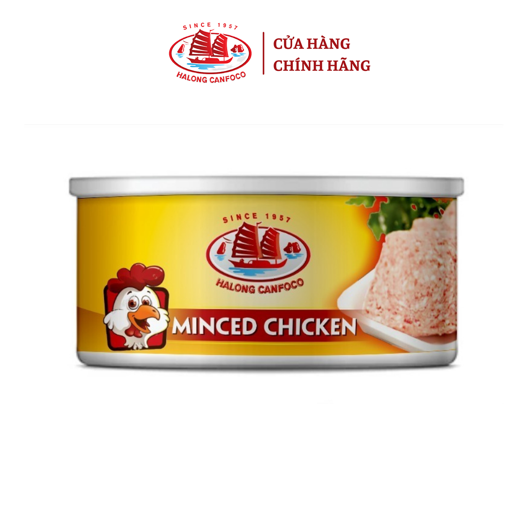 (Date: 11/2024) Thịt gà xay 170g - Đồ Hộp Hạ Long