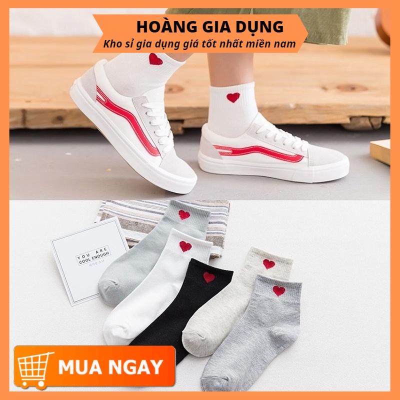 Vớ Nữ Cổ Ngắn Tất Nữ Hình Trái Tim Xinh Xắn H149