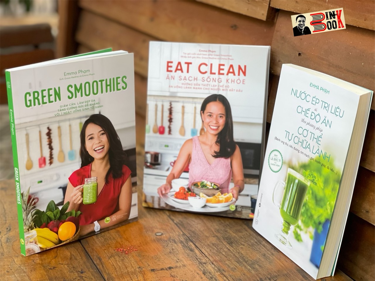 (Combo 3 cuốn Emma Phạm) GREEN SMOOTHIES - EAT CLEAN – NƯỚC ÉP TRỊ LIỆU - Emma Phạm – AZ Việt Nam - NXB Thế Giới