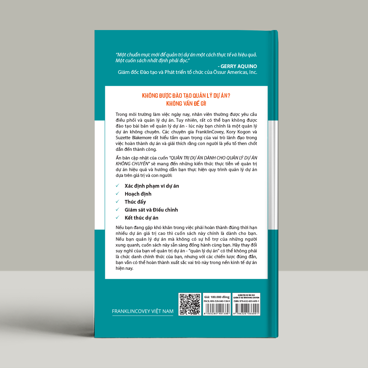 Sách - Quản Trị Dự Án dành cho Quản Lý Dự Án Không Chuyên - PACE Books