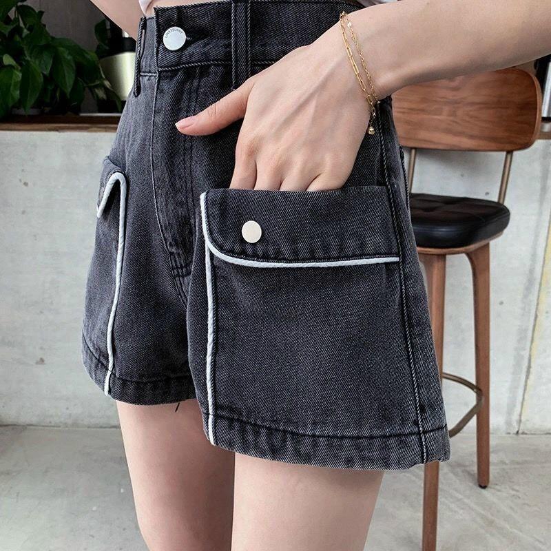 Quần Short Jeans Nữ Túi Viền Ulzzang - Quần Đùi Nữ Jeans SIêu Chất Q39