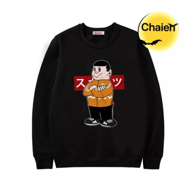 Áo nỉ sweater nam nữ chaien có bigsize