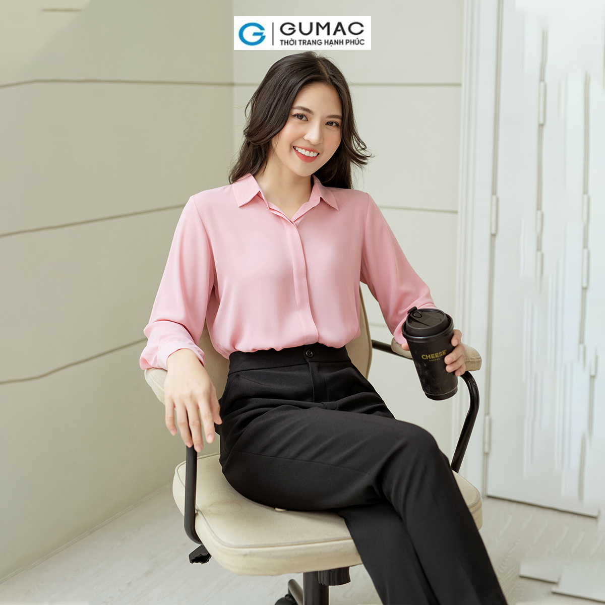 Quần tây nữ ống đứng GUMAC QD08055