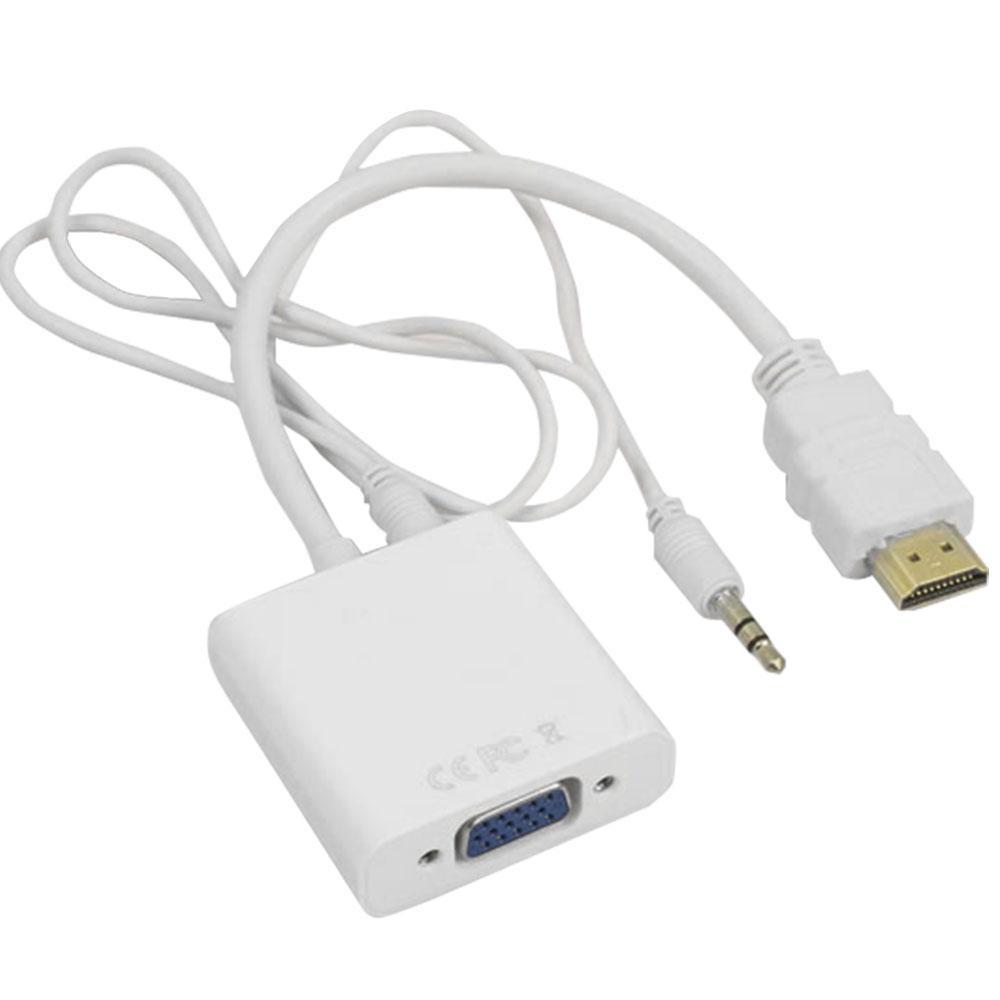 CÁP HDMI RA VGA CÓ JAD 3.5 AUDIO