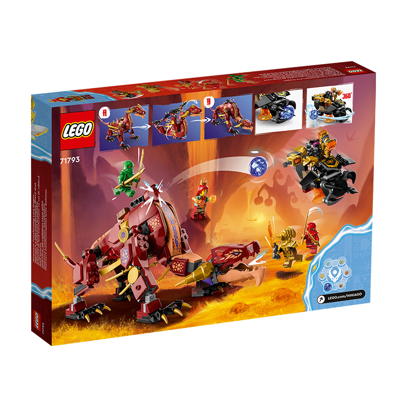 Đồ Chơi Lắp Ráp Rồng Thần Dung Nham Heatwave Lego Ninjago 71793 (479 chi tiết)