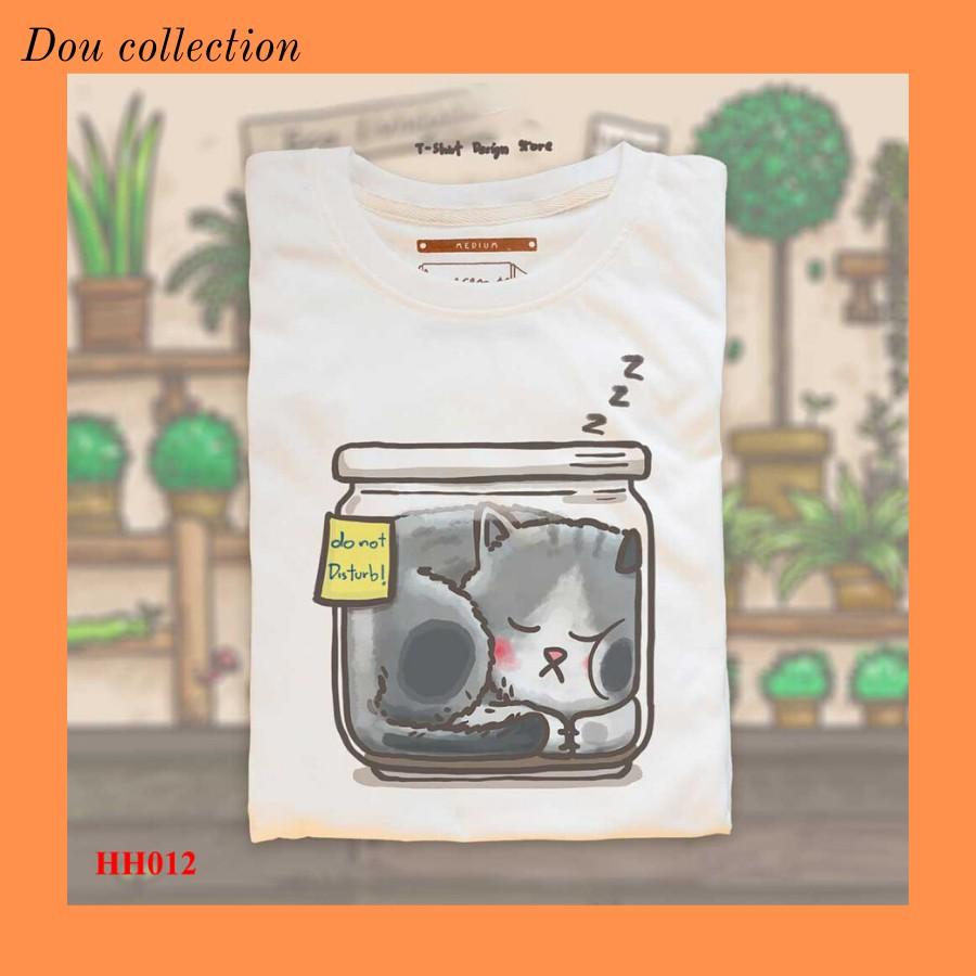 Áo Thun Nữ Đẹp Thiết Kế Chú Chó Ngậm Cổ Dễ Thương Hàn Quốc - Form Unisex - Chất Cotton - Mã AT047