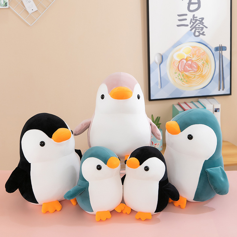 Gấu Bông Chim Cánh Cụt Mập Mềm Mịn Dễ Thương Mẫu Mới (25cm---&gt;45cm) Vải Miniso 4 Chiều Co Giãn Êm Ái, Hàng Cao Cấp An Toàn Cho Trẻ Nhỏ