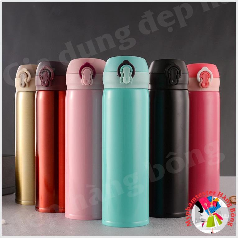 Bình Giữ Nhiệt Cao Cấp Nắp Bật 500ml