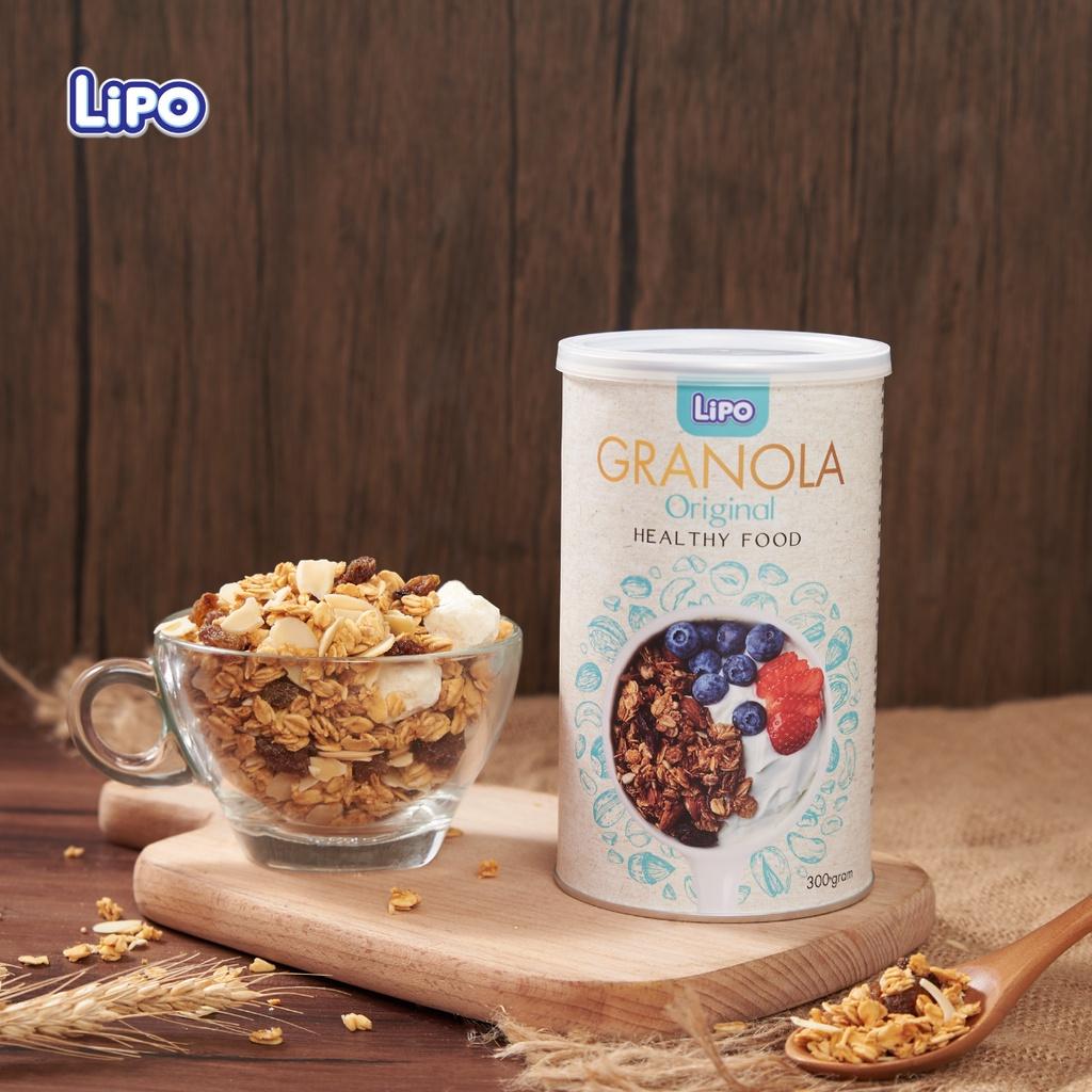 Ngũ cốc dinh dưỡng Granola Lipo 300g vị Original