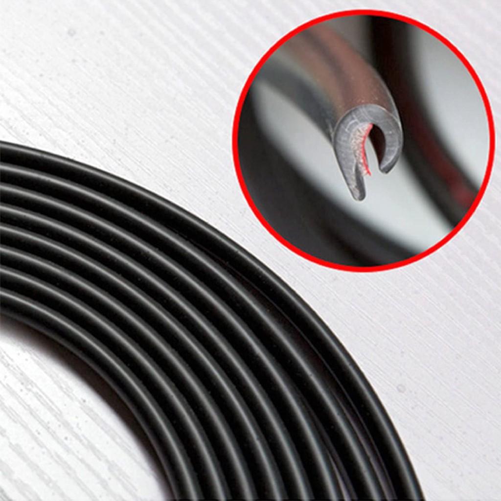 Nẹp viền cửa ô tô chống va đạp cho xe hơi chữ U 10m