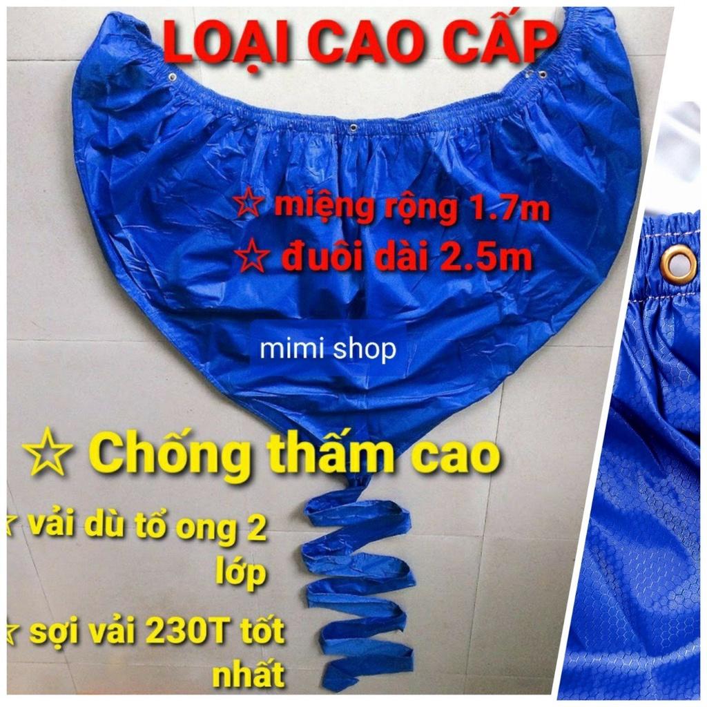 Túi trùm vệ sinh máy lạnh treo tường vải tổ ong màu xanh đen xịn nhất- Áo bọc hứng nước rửa điều hòa