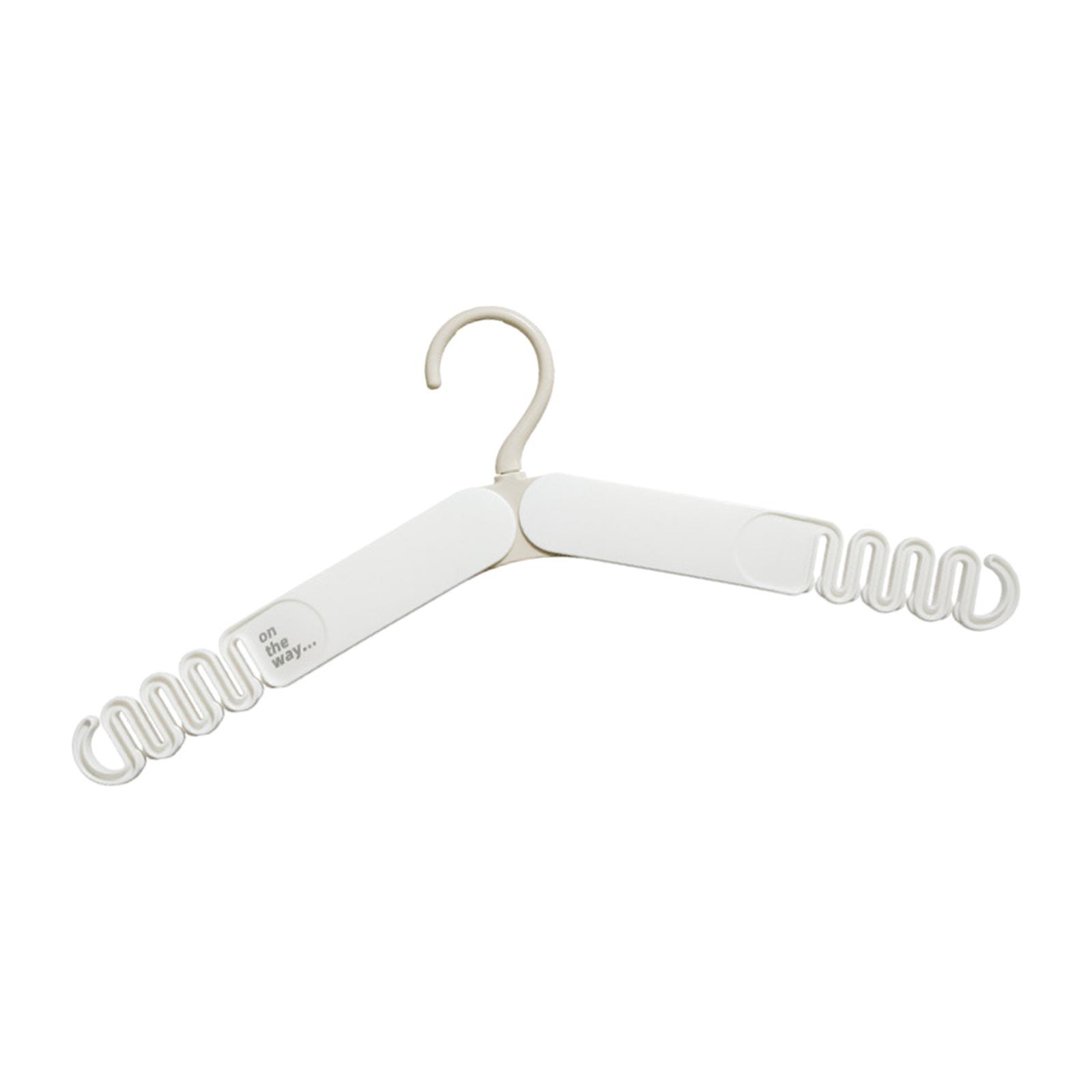 Foldable Travel Hanger Non Slip Collapsible Hanger for Clothing Dress Shirts