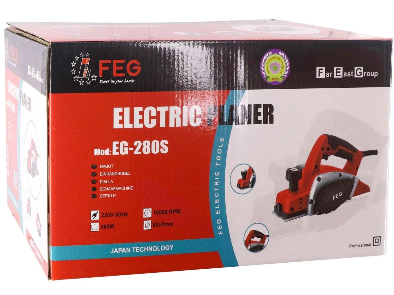 MÁY BÀO GỖ 580W 82MM FEG EG-280S - HÀNG CHÍNH HÃNG