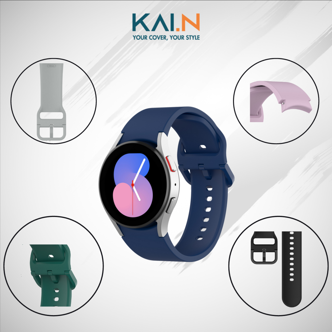 Dây Đeo Silicone Dành Cho Galaxy Watch 5 Pro / Watch 5 / Watch 4 Series, Kai.N Galaxy Watch Sport Band - Hàng Chính Hãng