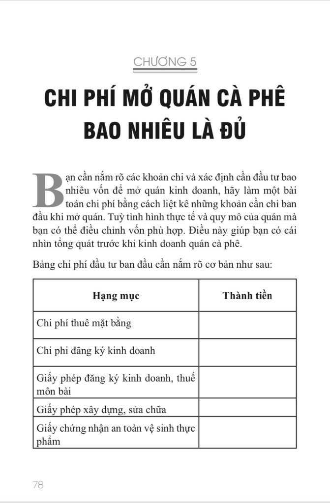 Bí Quyết Khởi Nghiệp Kinh Doanh Và Quản Lý Quán Cà Phê Từ A-Z