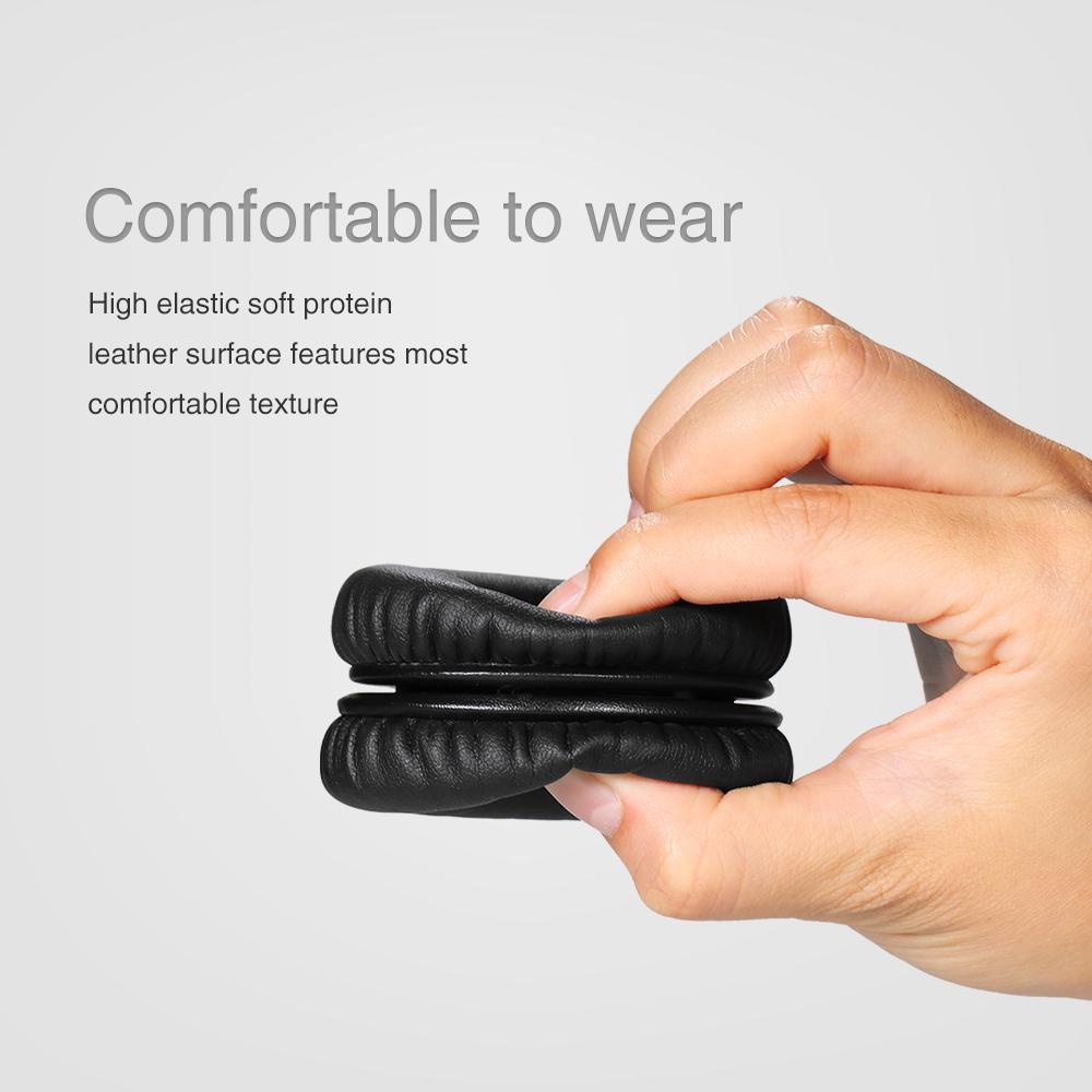 Miếng đệm tai bằng da Protein xung quanh cốc tai tương thích với Monster Beats của Dr Dre Solo