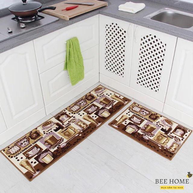 Bộ 2 thảm bếp chống trơn trượt